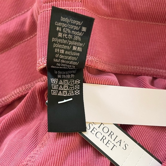NWT! Victoria’s Secret pink colored lightweight casual lounge joggers XL - Picture 6 of 6